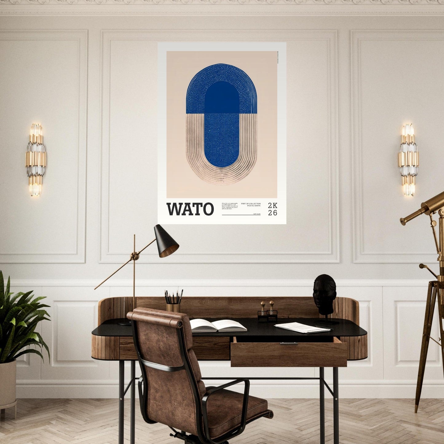 Abstract Art Poster - WATO - Sillystroke