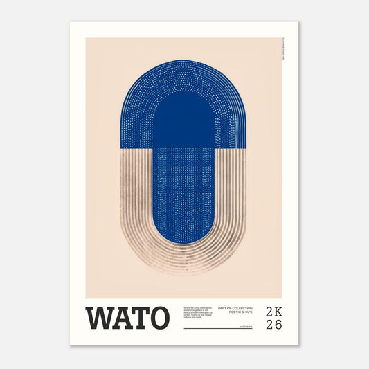 Abstract Art Poster - WATO - Sillystroke