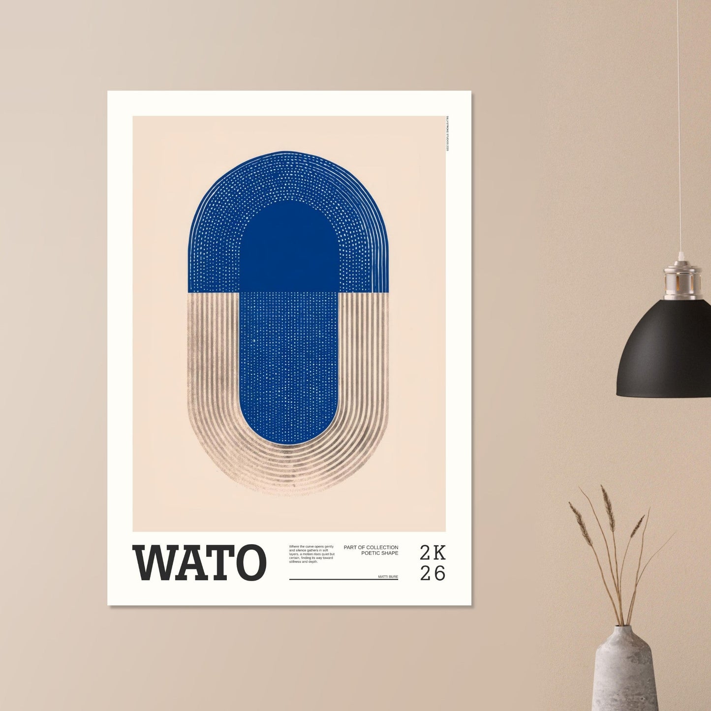 Abstract Art Poster - WATO - Sillystroke