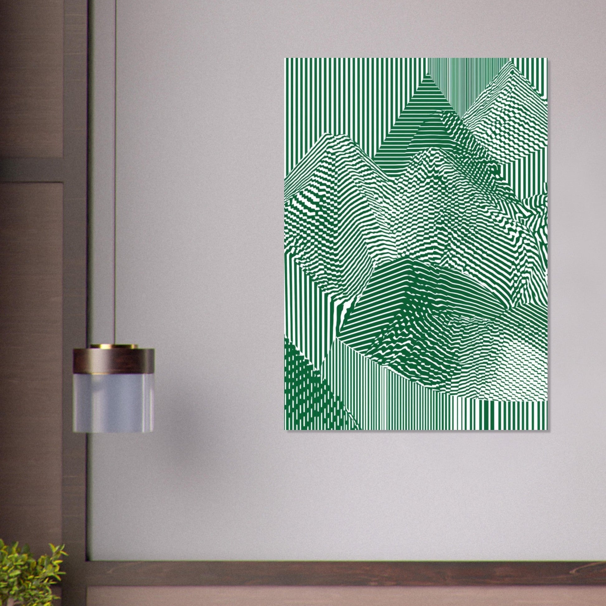 Abstract illusion poster - Sillystroke