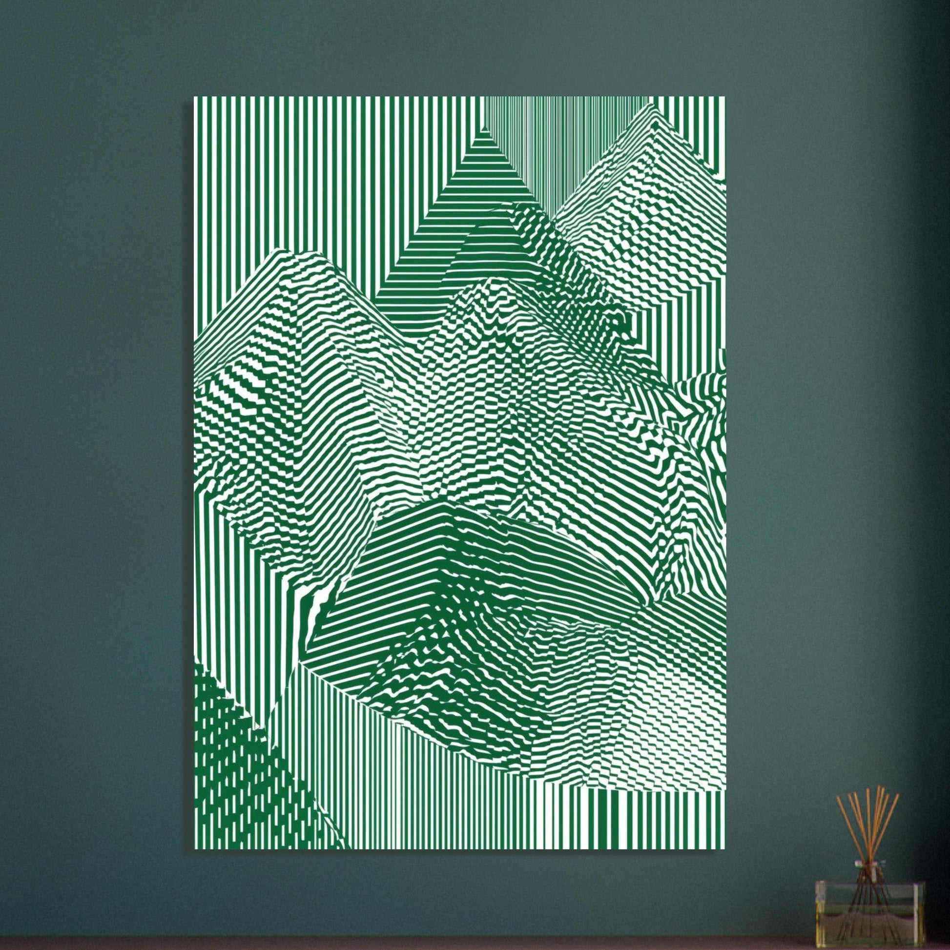 Abstract illusion poster - Sillystroke