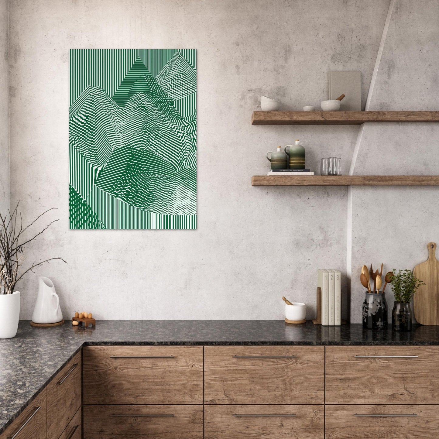 Abstract illusion poster - Sillystroke