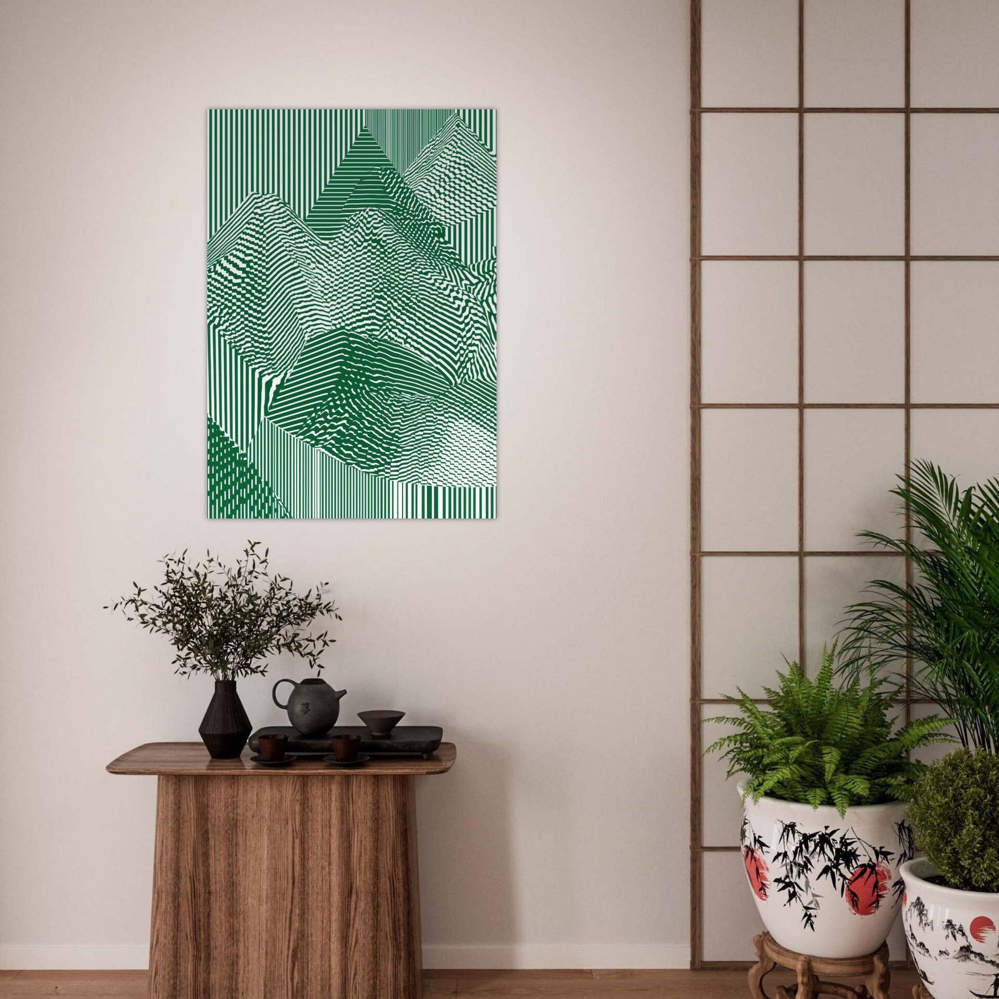 Abstract illusion poster - Sillystroke