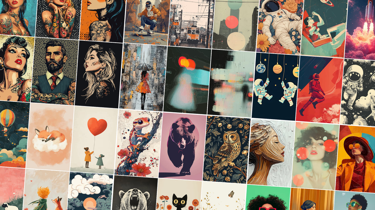 Unique posters for every room – Sillystroke