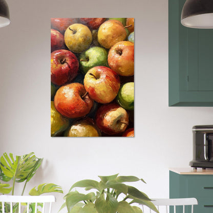 Apple oil painting poster - Sillystroke