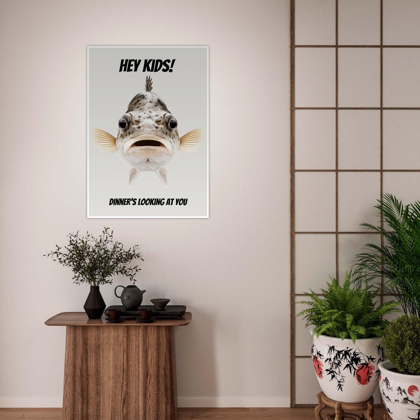 Bass portrait poster - Sillystroke