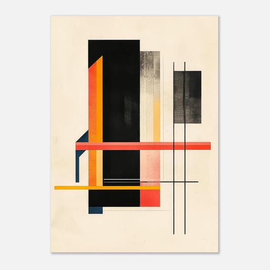 Bauhaus - Inspired art poster - Sillystroke