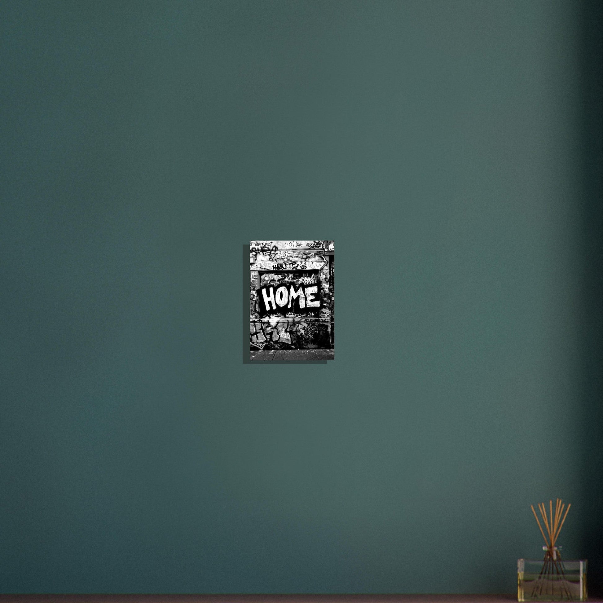 Black and White Graffiti Wall Art Poster - Sillystroke