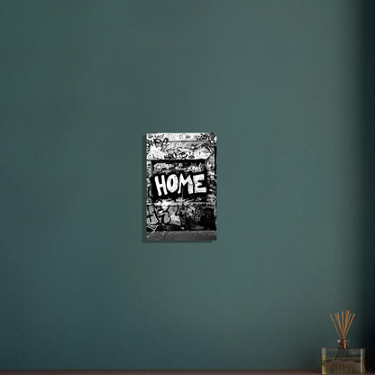 Black and White Graffiti Wall Art Poster - Sillystroke