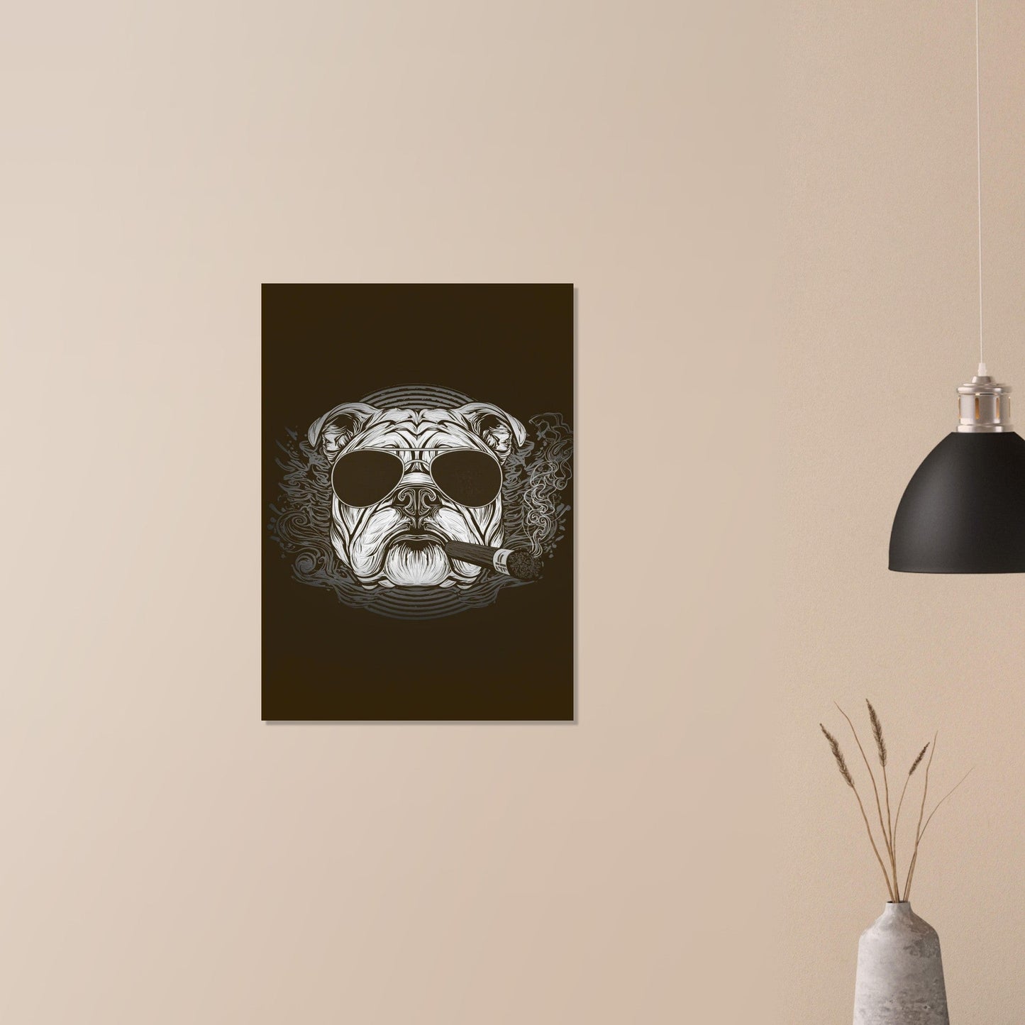 British Bulldog Poster - Sillystroke