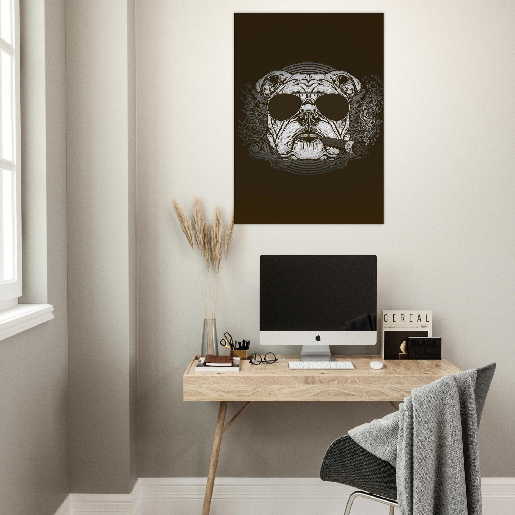 British Bulldog Poster - Sillystroke