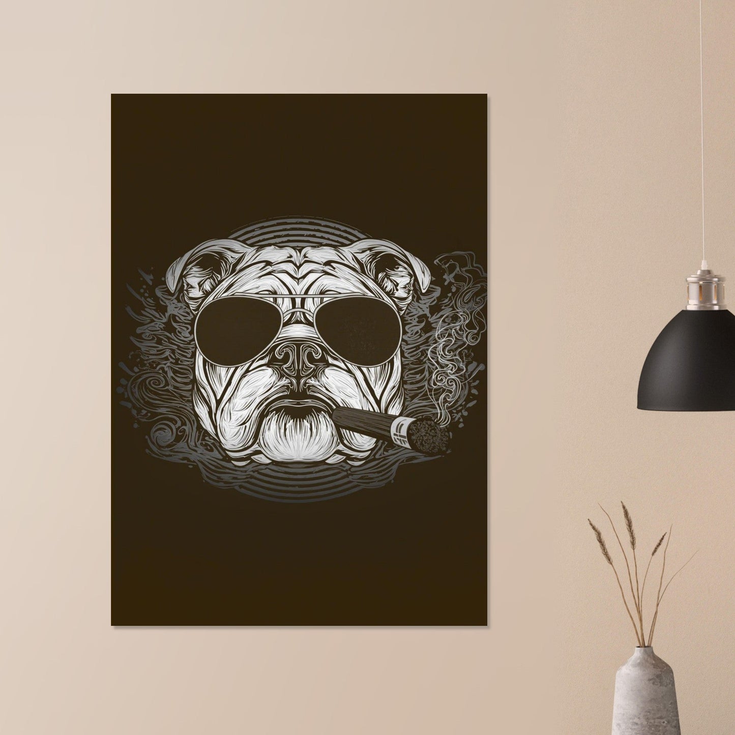 British Bulldog Poster - Sillystroke