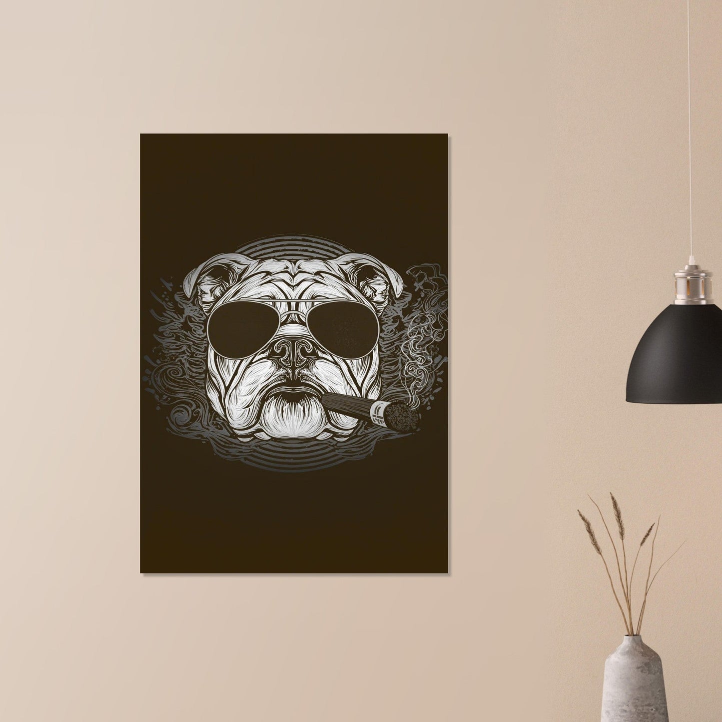 British Bulldog Poster - Sillystroke