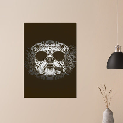 British Bulldog Poster - Sillystroke