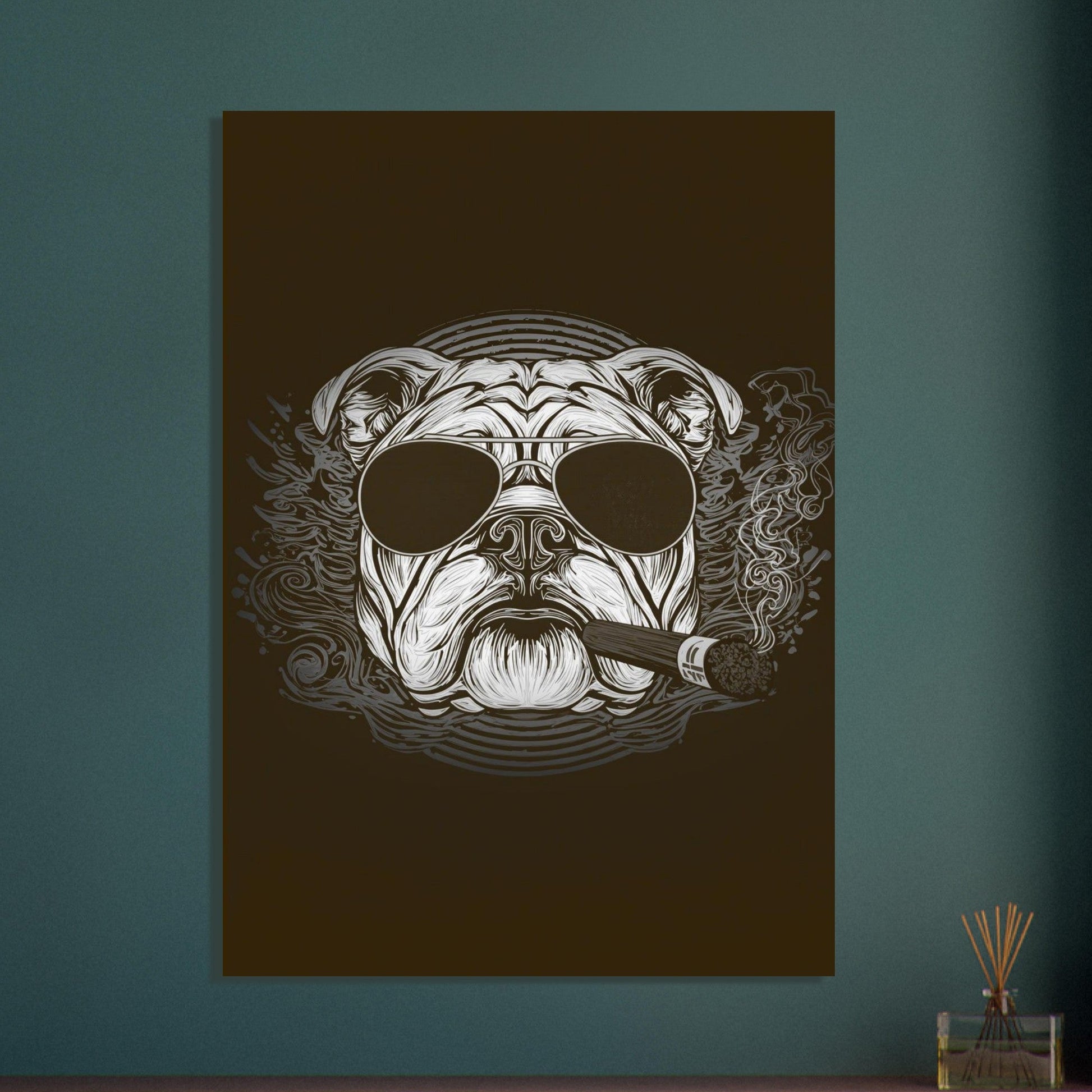 British Bulldog Poster - Sillystroke