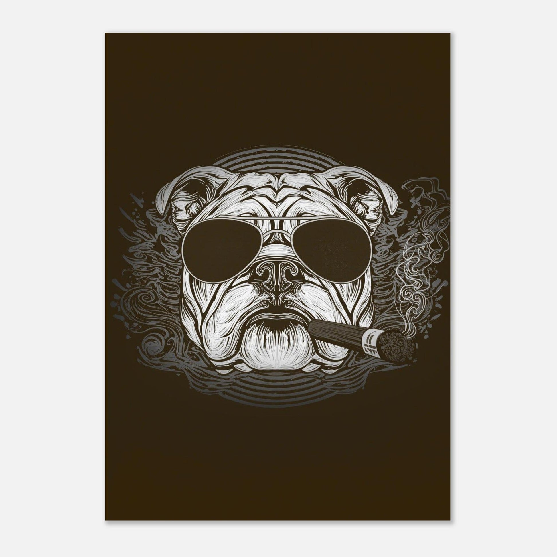 British Bulldog Poster - Sillystroke