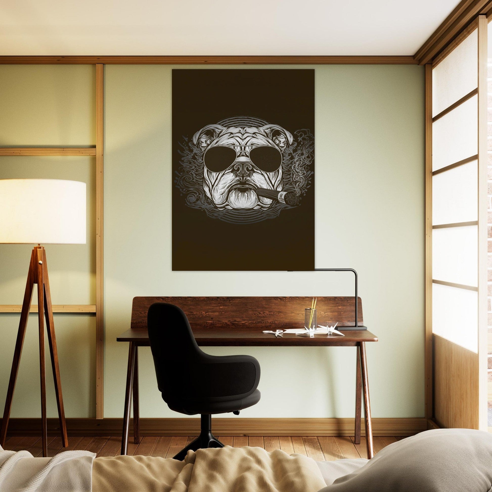 British Bulldog Poster - Sillystroke