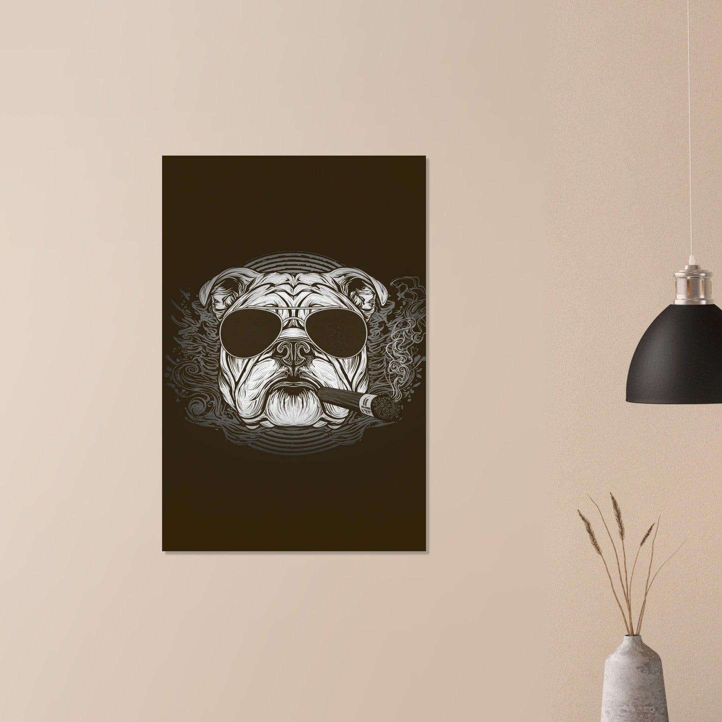 British Bulldog Poster - Sillystroke