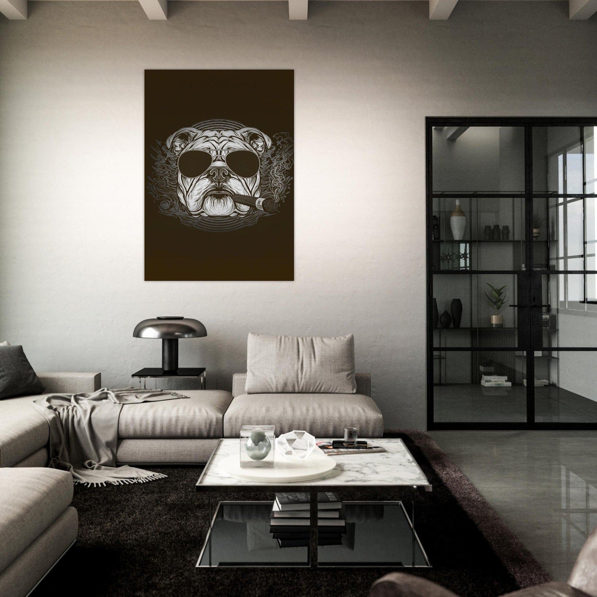 British Bulldog Poster - Sillystroke