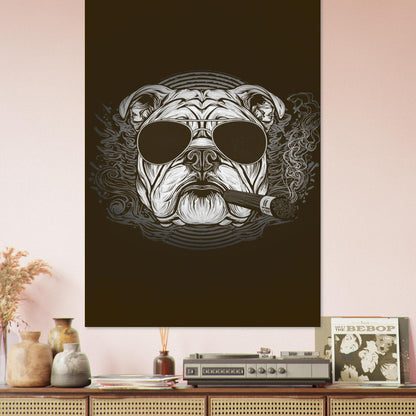 British Bulldog Poster - Sillystroke