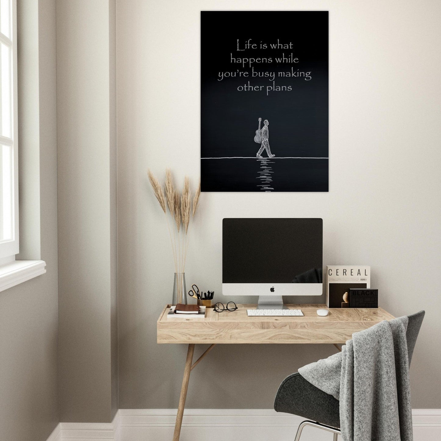 Chalk Drawing Poster - Sillystroke