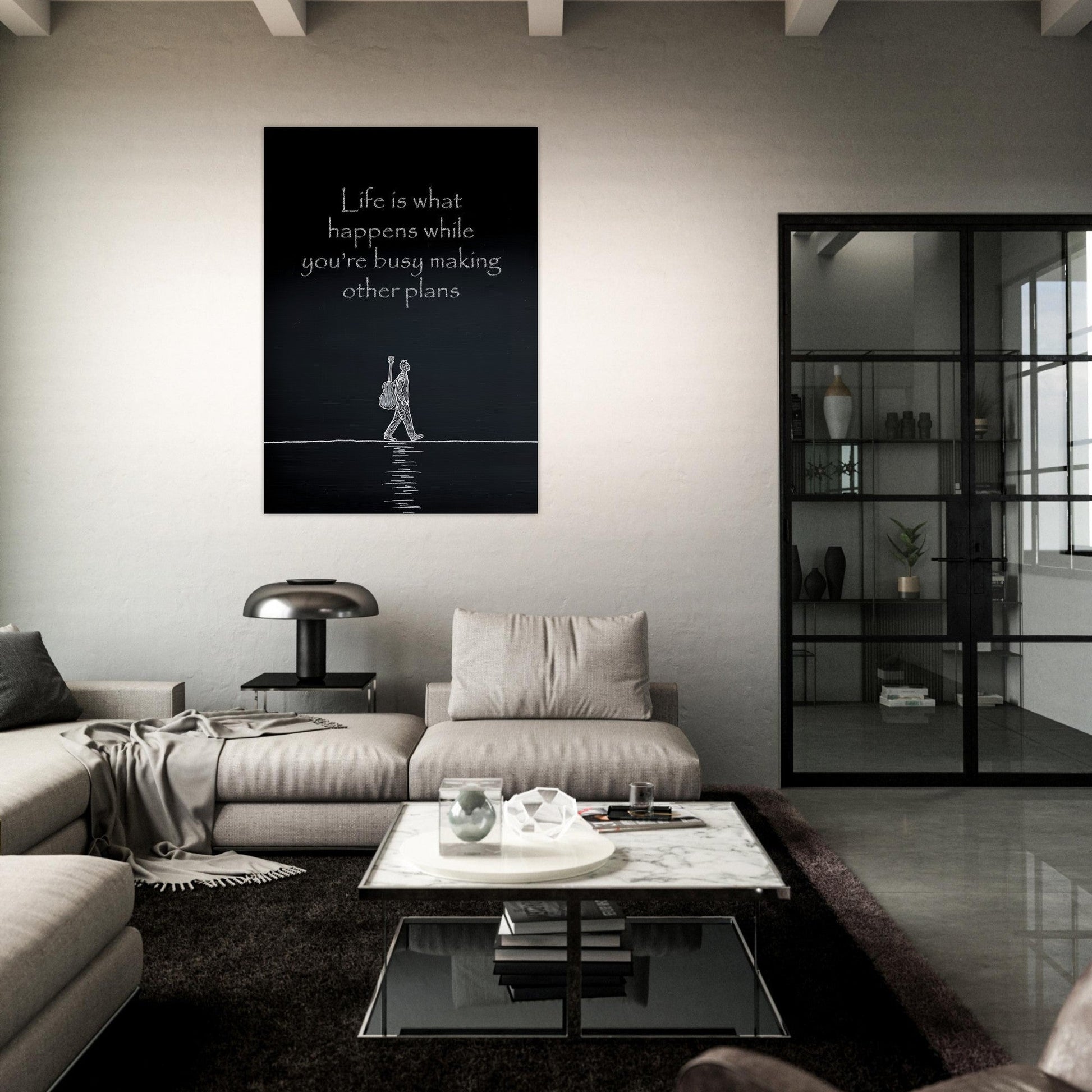 Chalk Drawing Poster - Sillystroke