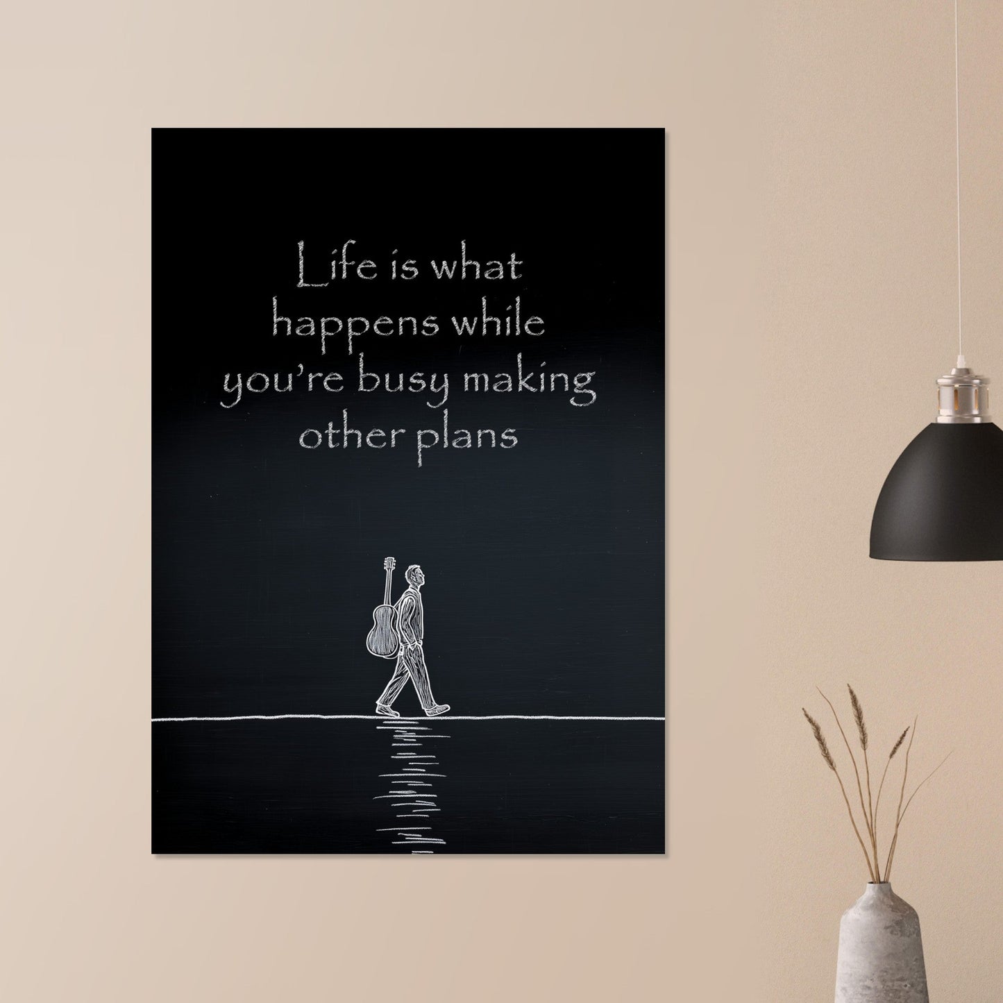 Chalk Drawing Poster - Sillystroke