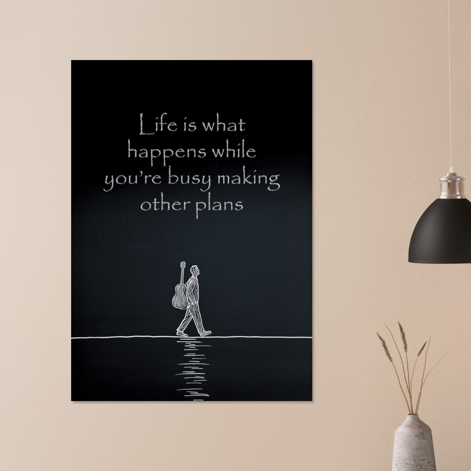 Chalk Drawing Poster - Sillystroke