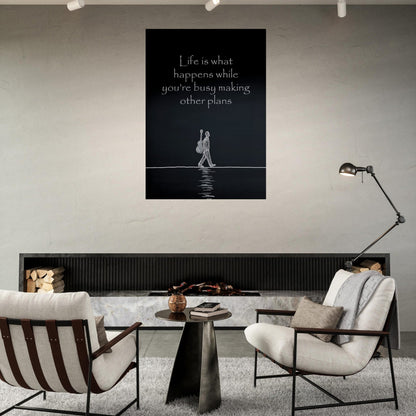 Chalk Drawing Poster - Sillystroke