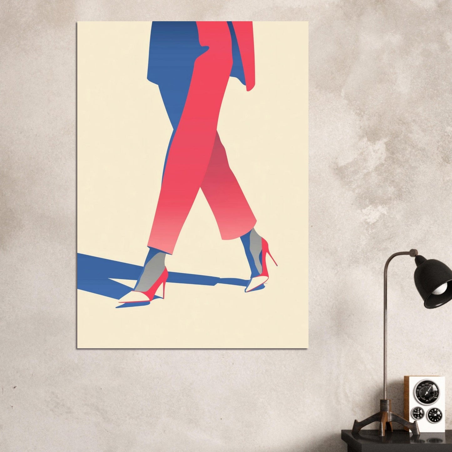 Chic Corporate Woman Fashion Poster - Sillystroke