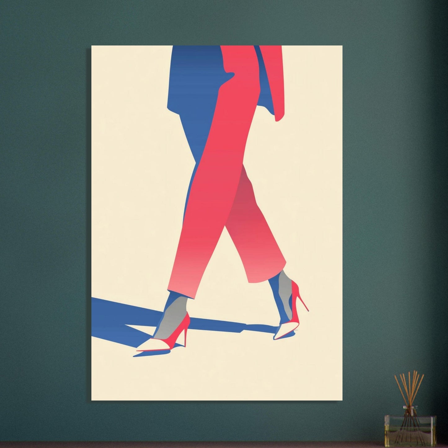 Chic Corporate Woman Fashion Poster - Sillystroke