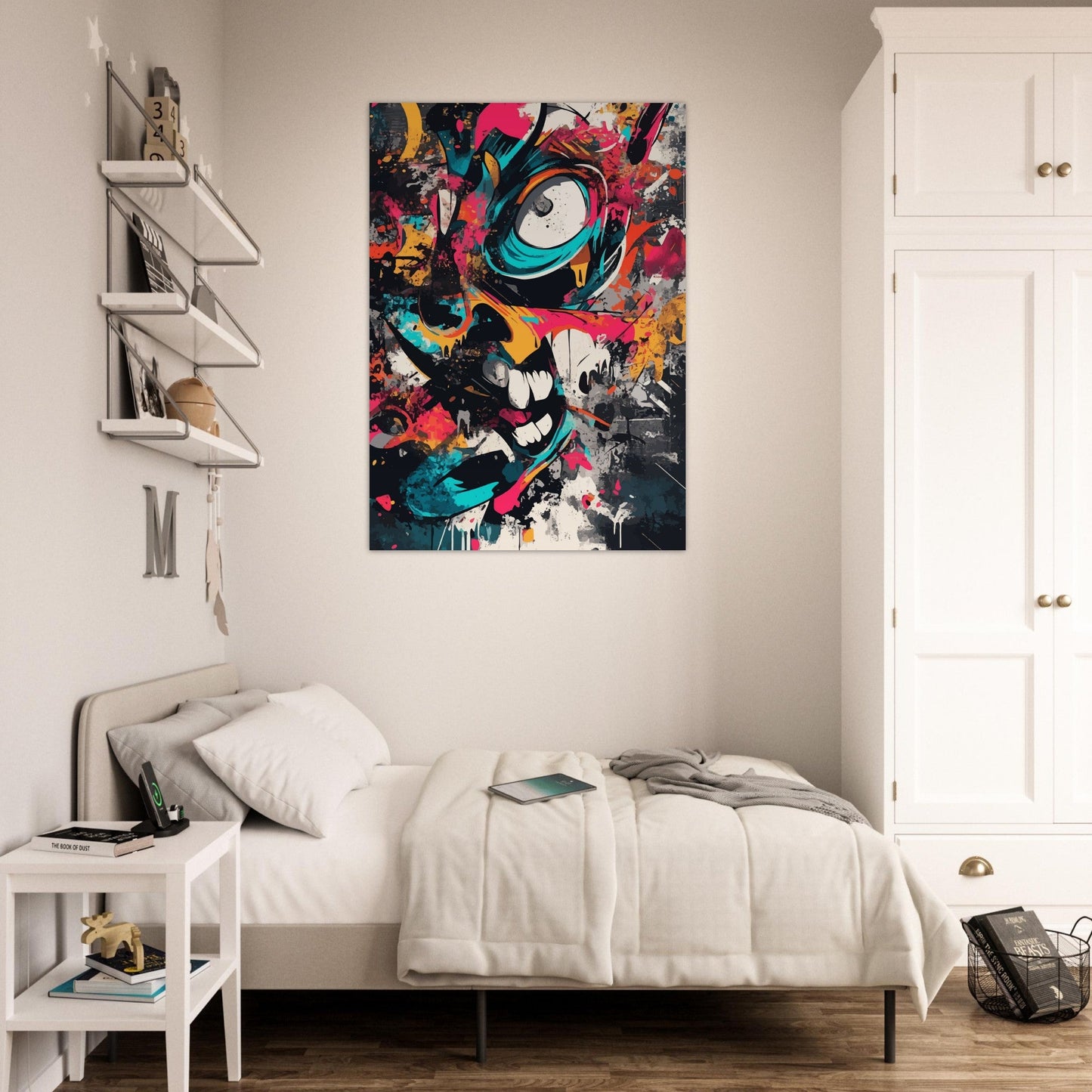 Colorful abstract graffiti poster - Sillystroke