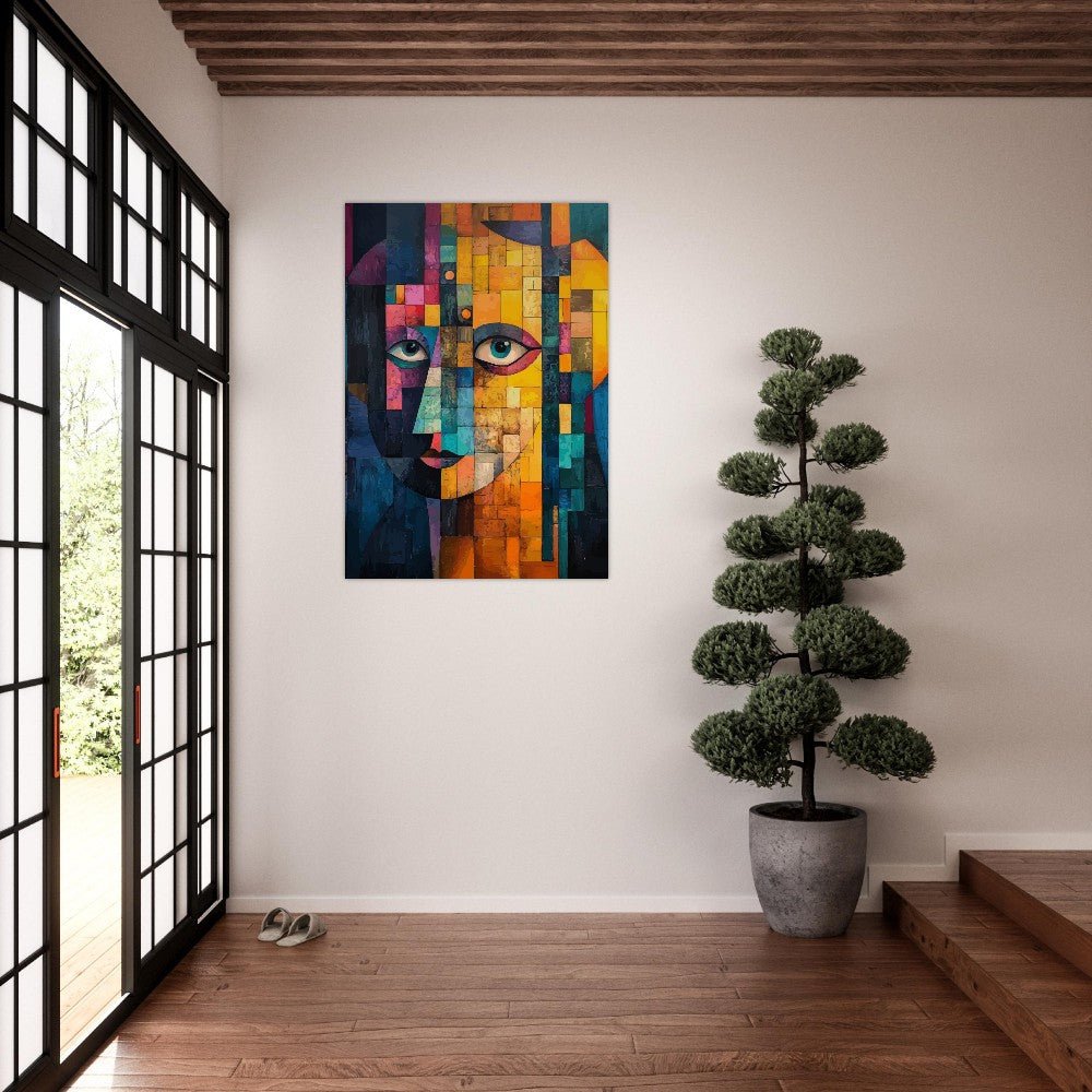 Colorful mosaic portrait - Sillystroke