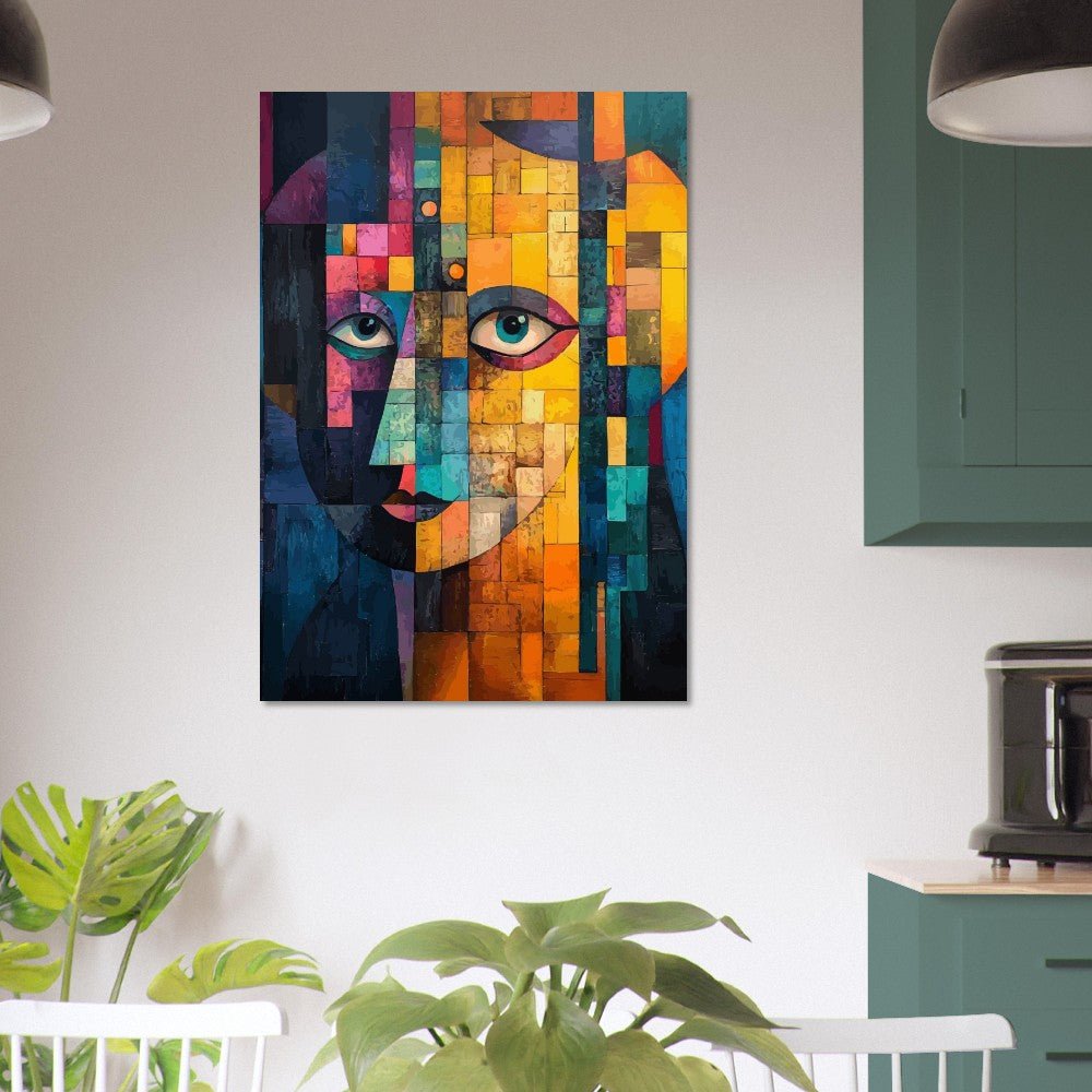 Colorful mosaic portrait - Sillystroke
