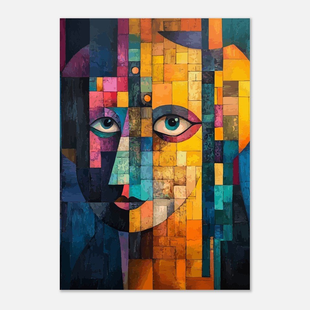 Colorful mosaic portrait - Sillystroke