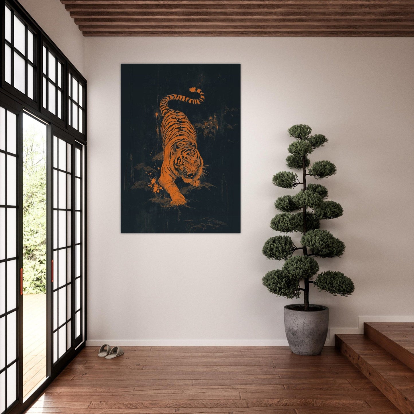 Crouching Tiger Poster - Sillystroke