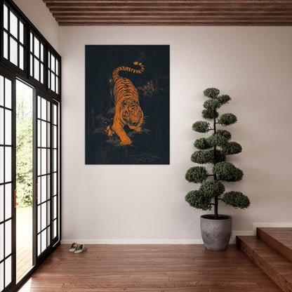 Crouching Tiger Poster - Sillystroke