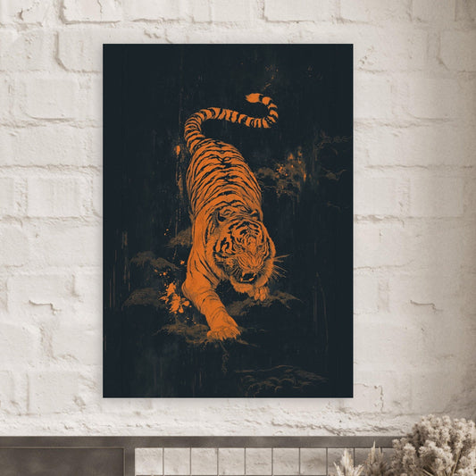 Crouching Tiger Poster - Sillystroke