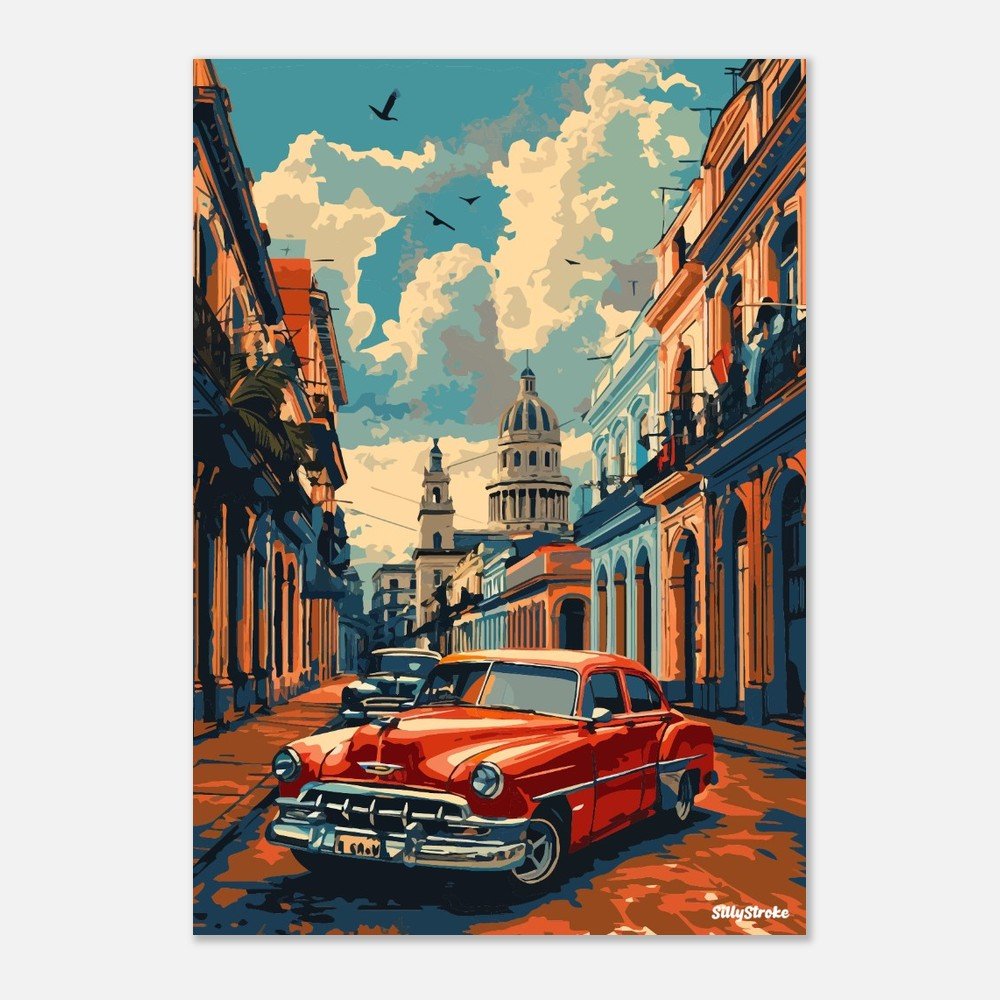 Cuba poster - Sillystroke