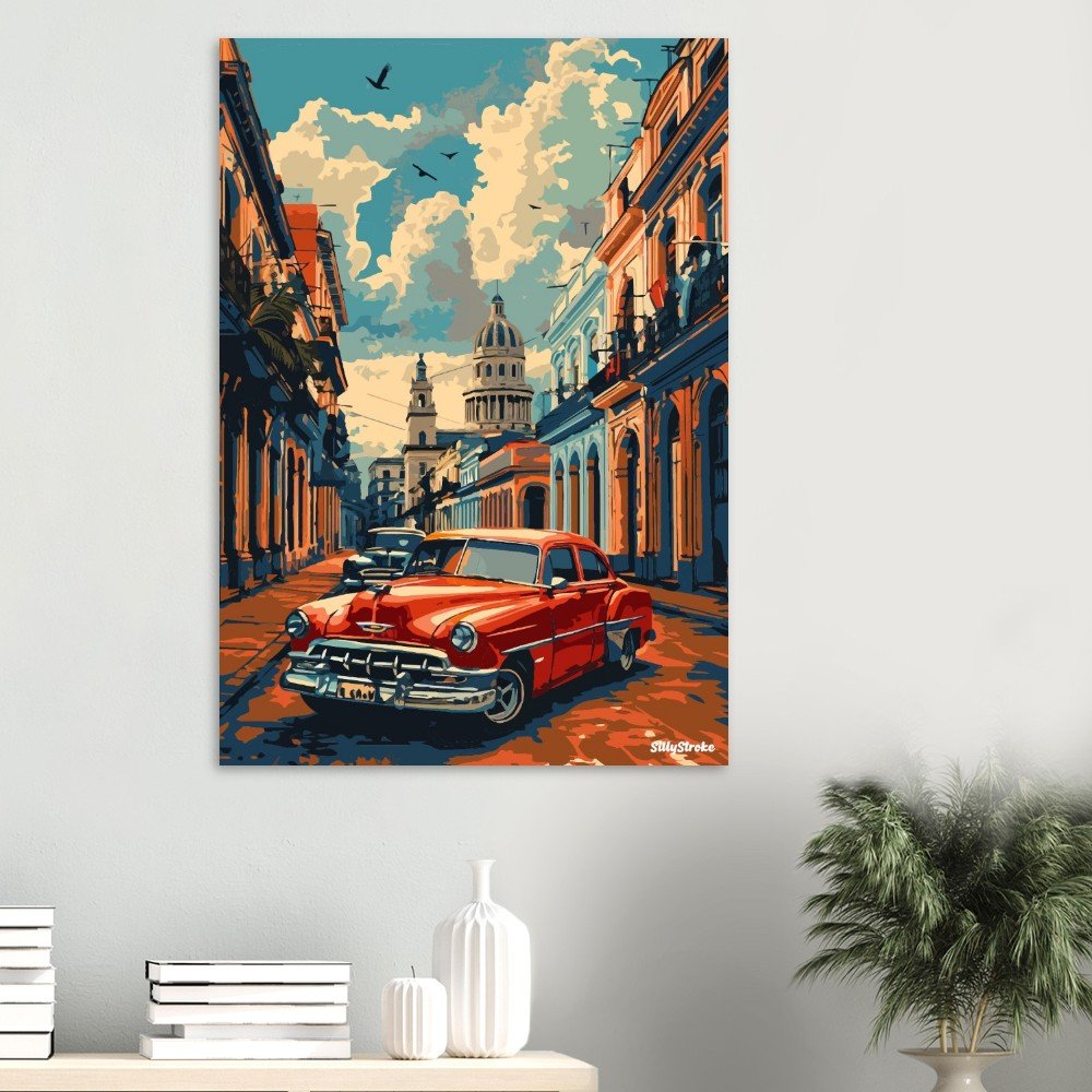 Cuba poster - Sillystroke