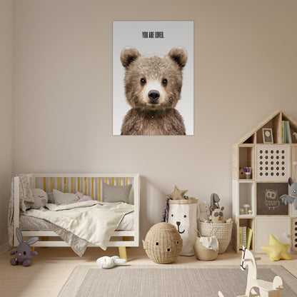 Cute bear poster - Sillystroke