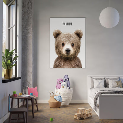 Cute bear poster - Sillystroke