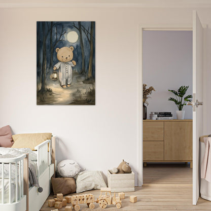 Cute teddy bear poster - Sillystroke