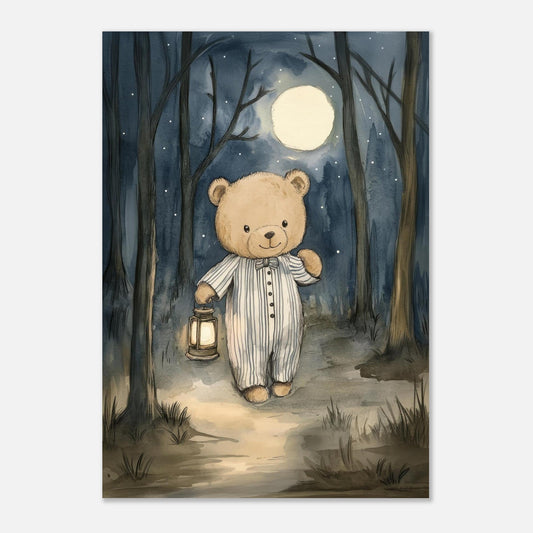 Cute teddy bear poster - Sillystroke