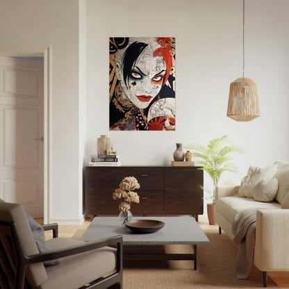 Dark Art Girl Poster - Sillystroke