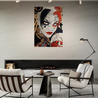 Dark Art Girl Poster - Sillystroke