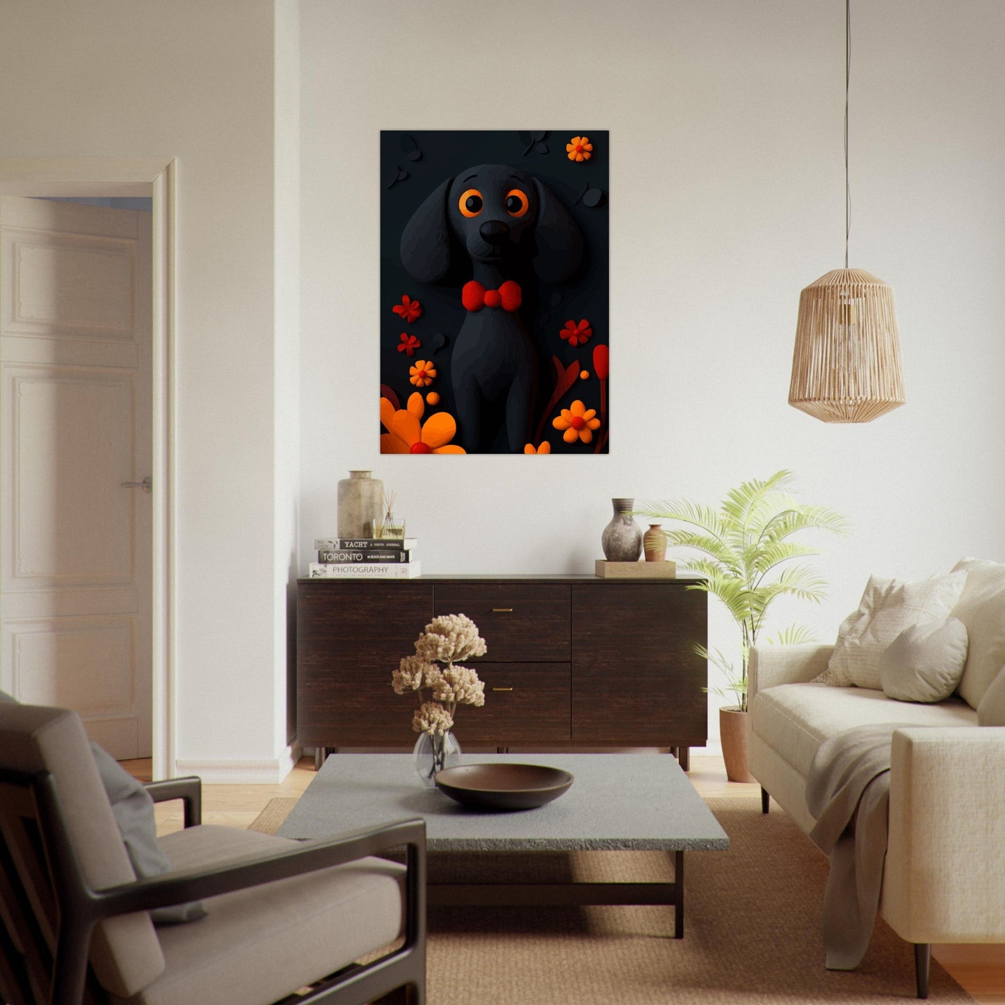 Doggy dark poster - Sillystroke