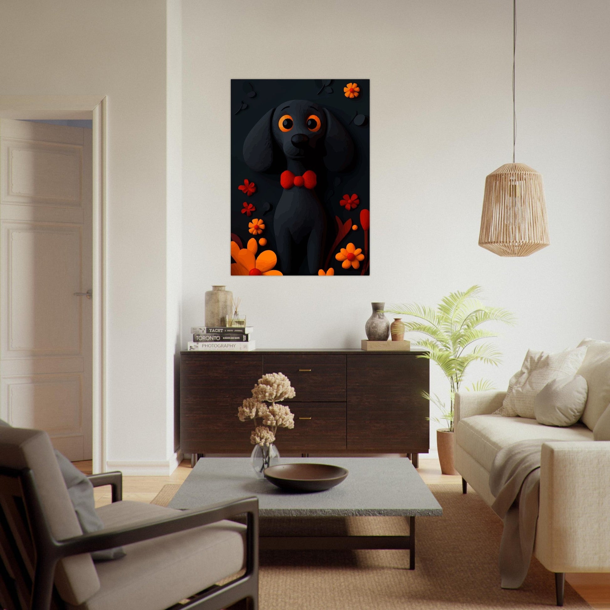 Doggy dark poster - Sillystroke