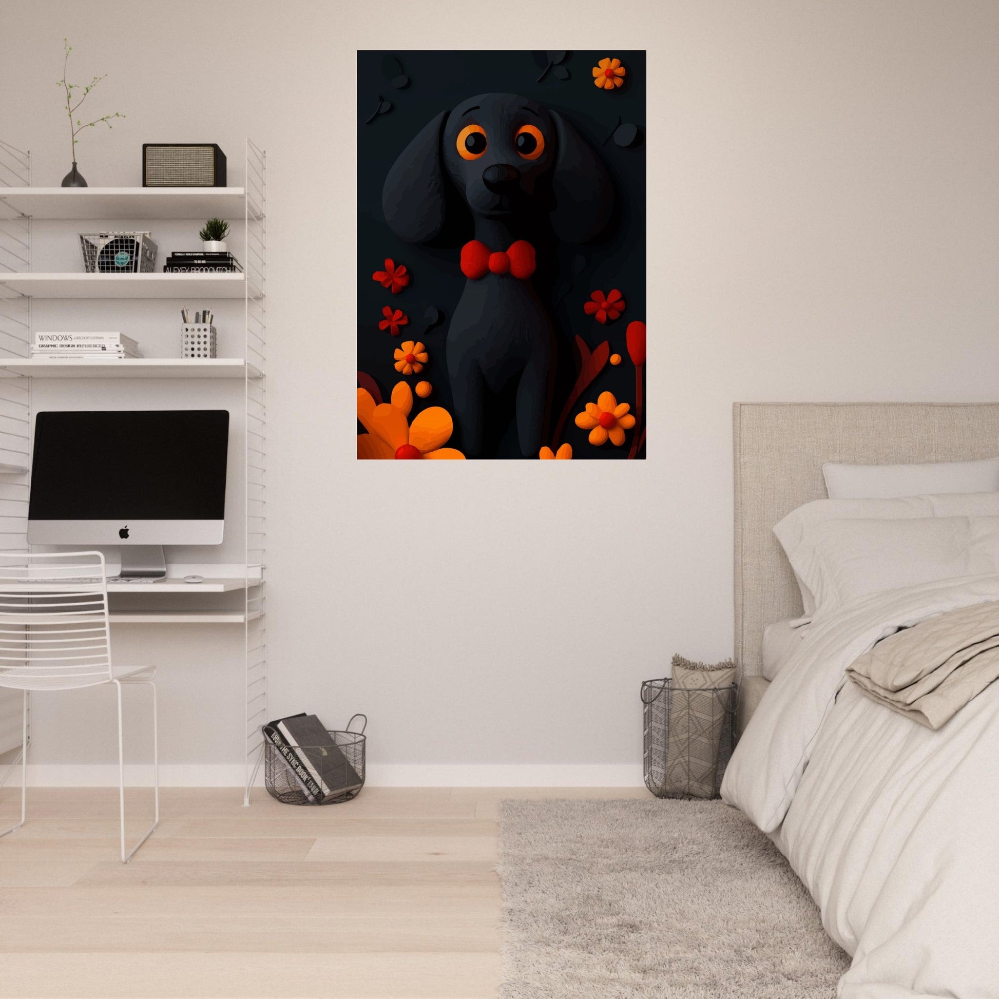 Doggy dark poster - Sillystroke