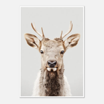 Elk portrait poster - Sillystroke